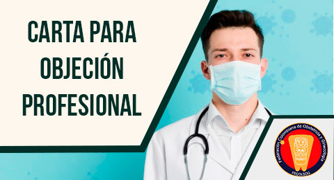 CARTA PARA OBJECIÓN PROFESIONAL