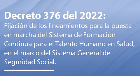 Decreto 376 del 2022